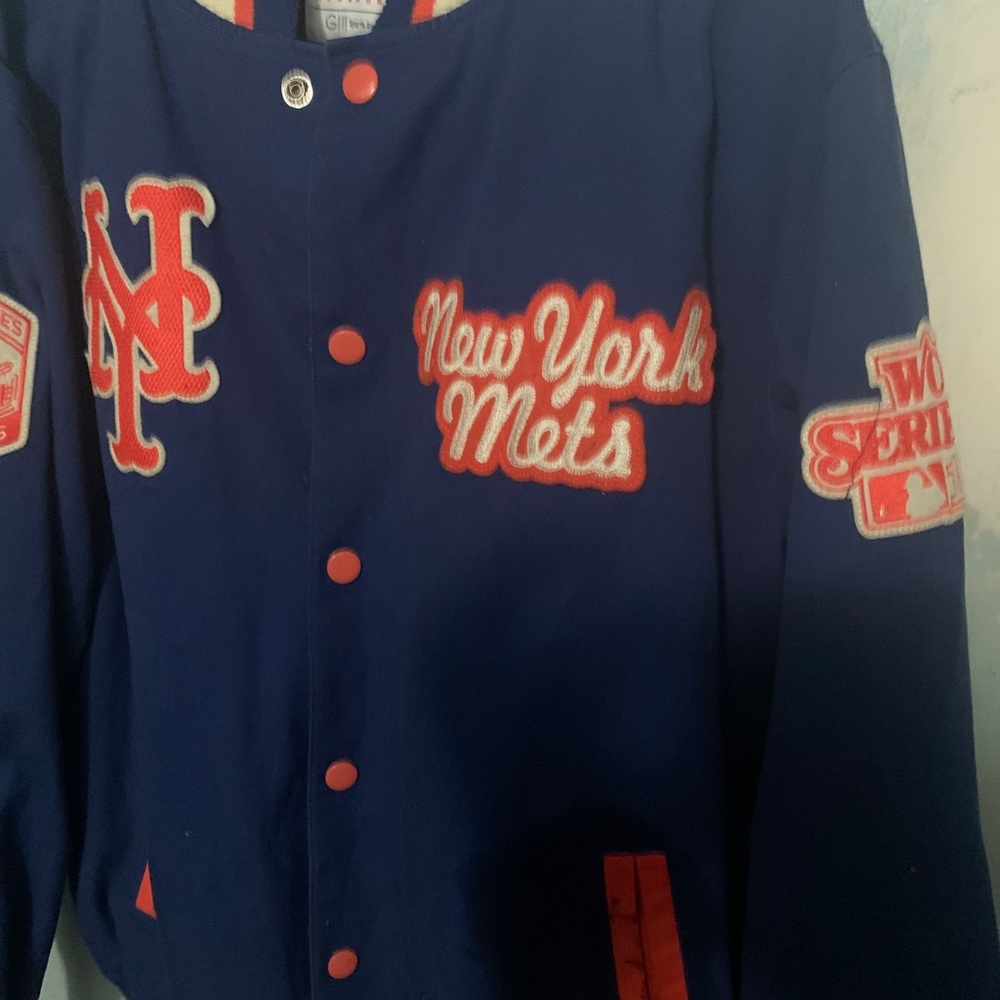Ny World Series baseball jacket size large but fit xl - Picture 5 of 16